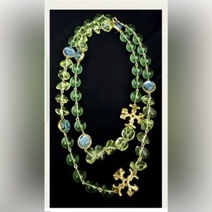 Statement TORY BURCH NECKLACE -- no longer available online. Rare Color.